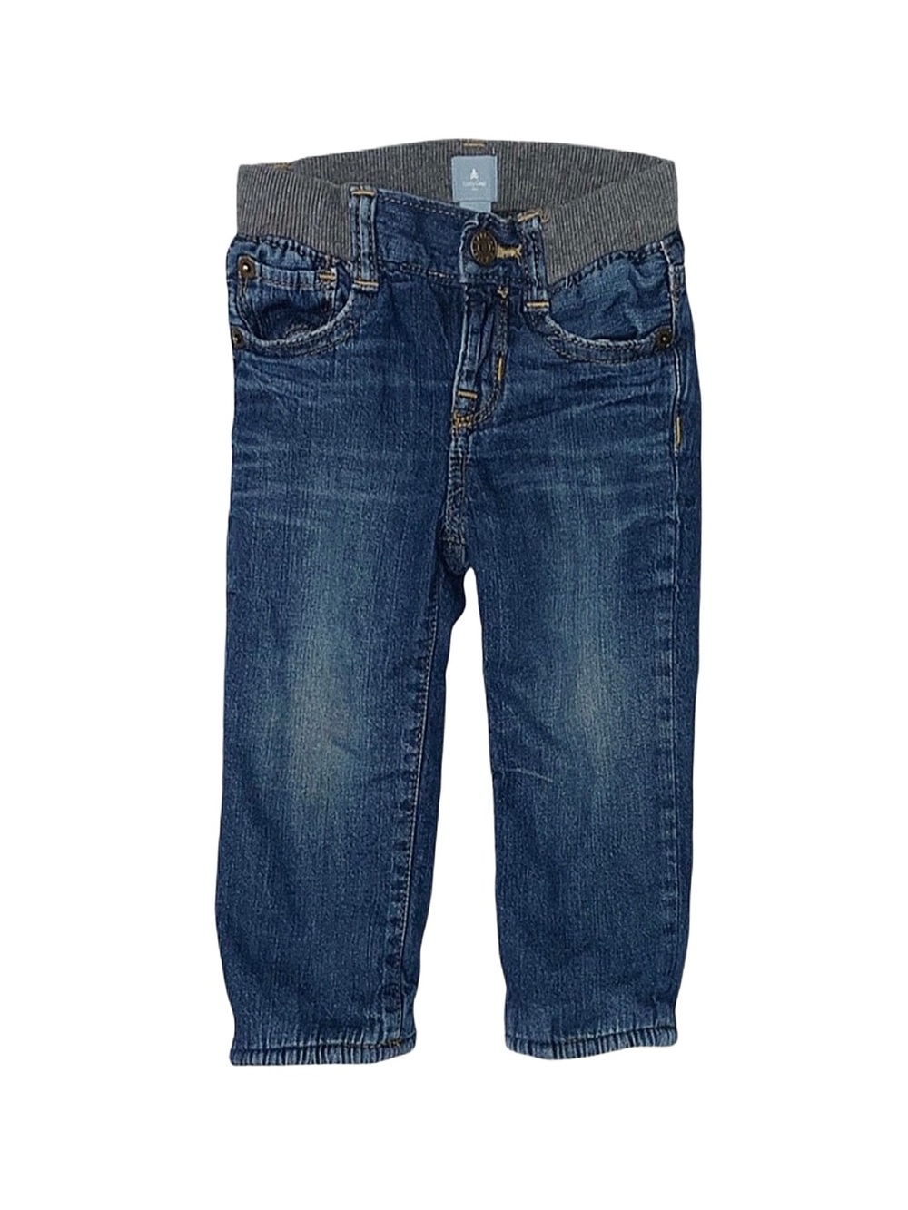 GAP Baby Boy Dark Wash Insulated Jeans Size 12-18 Months